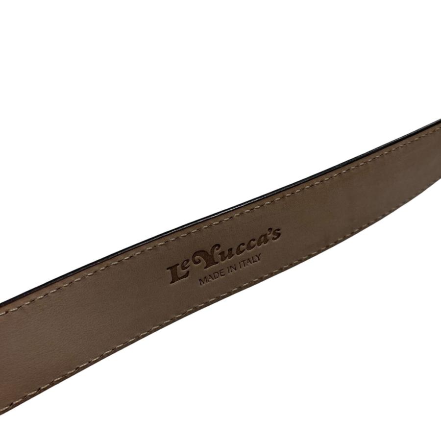 Le Yucca's 【値下げ】Le Yucca's レザーベルト Y08／26 ブラウン