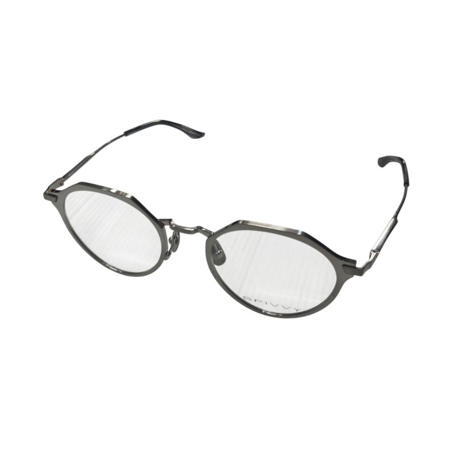 スピビー SPVVY ボストン型眼鏡 SP 1235 フレーム：シルバー レンズ