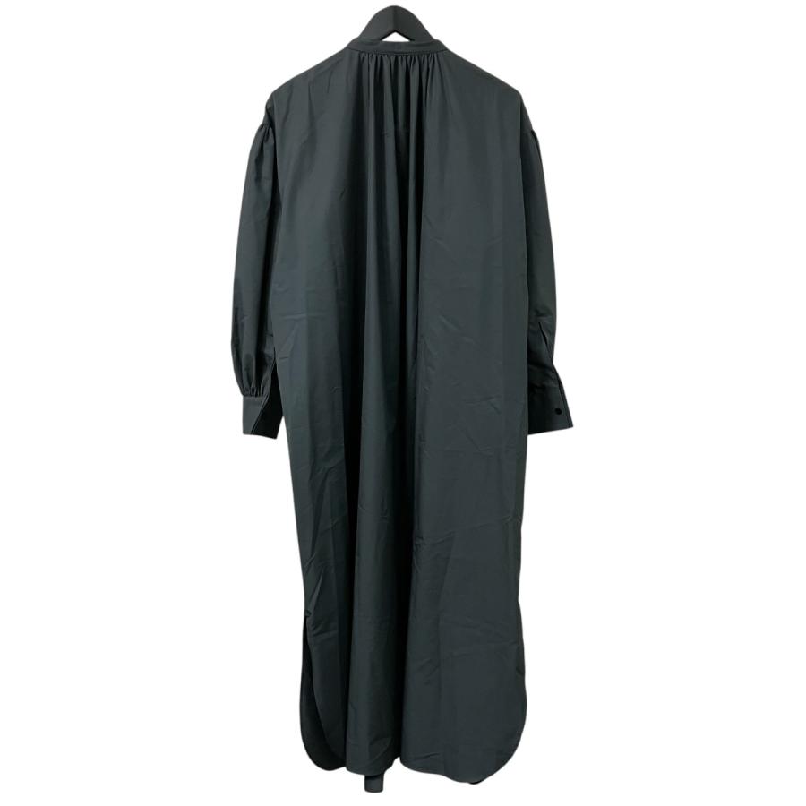 HYKE（ハイク） 【値下げ】HYKE T C GATHERED DRESS スタンドカラー 