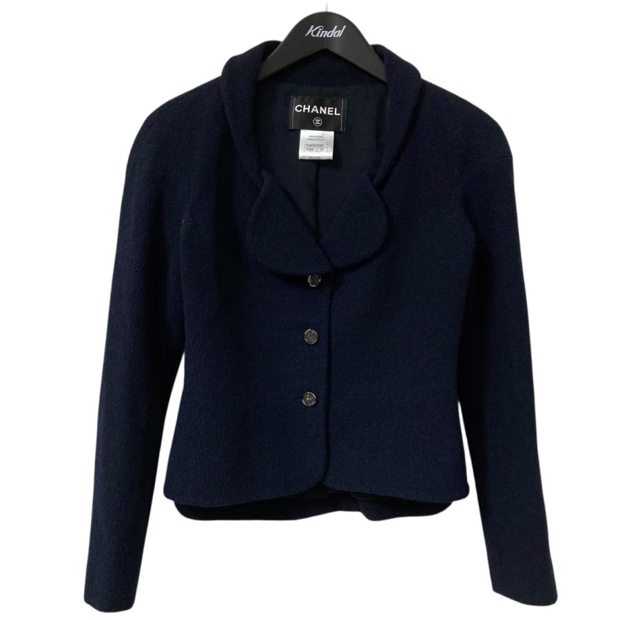 CHANEL（シャネル） ラインストーン ココマークボタン ジャケット  