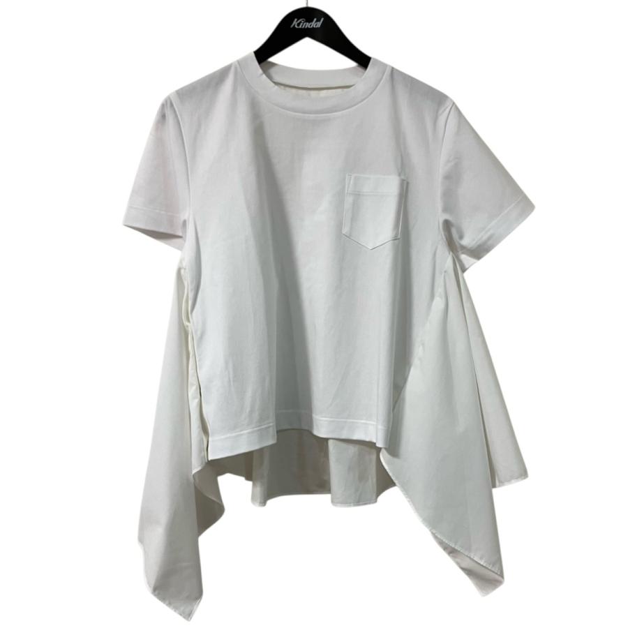 sacai（サカイ） sacai 25SS ドッキングTシャツ 25 08179 ホワイト