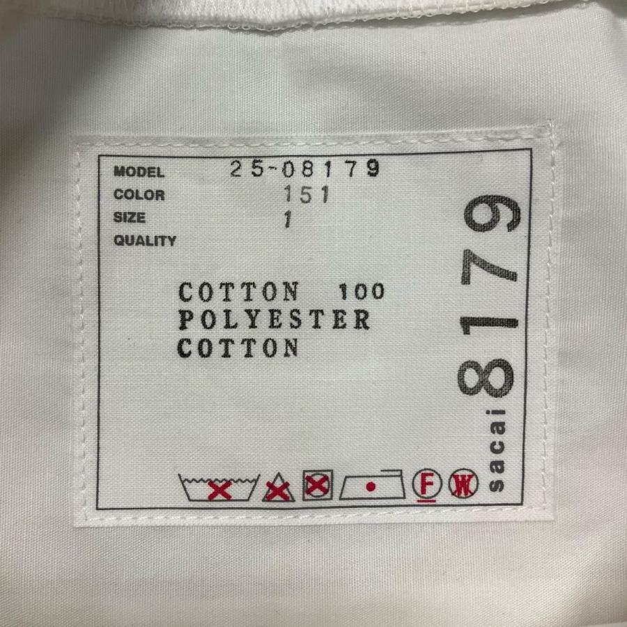 sacai（サカイ） sacai 25SS ドッキングTシャツ 25 08179 ホワイト