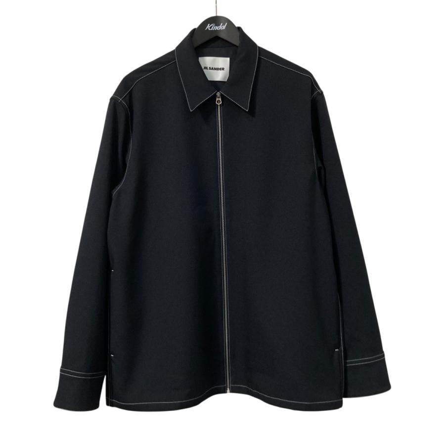 JIL SANDER（ジルサンダー） JIL SANDER 25SS SERGE ZIP UP SHIRT