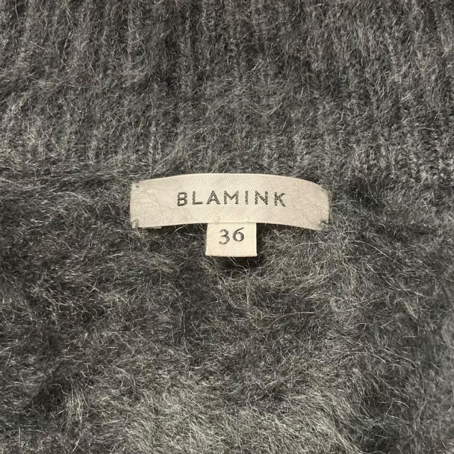 BLAMINK ブラミンク カシミヤファー7GVネックカーディガン ニット
