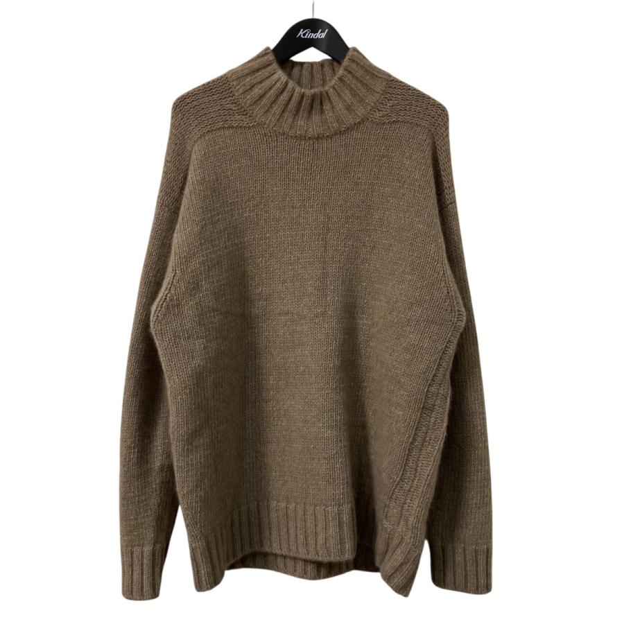 オーベルジュ AUBERGE Nest Lux ハイネックニット ベージュ サイズ：44