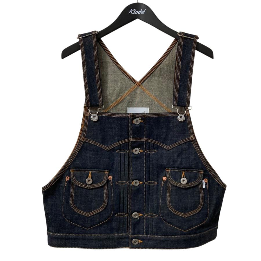 SUGARHILL / ベスト/O/コットン/IDG/無地/LCLASS007 Sugar（シュガー） シュガーヒル SUGARHILL CLASSIC VEST デニムベスト