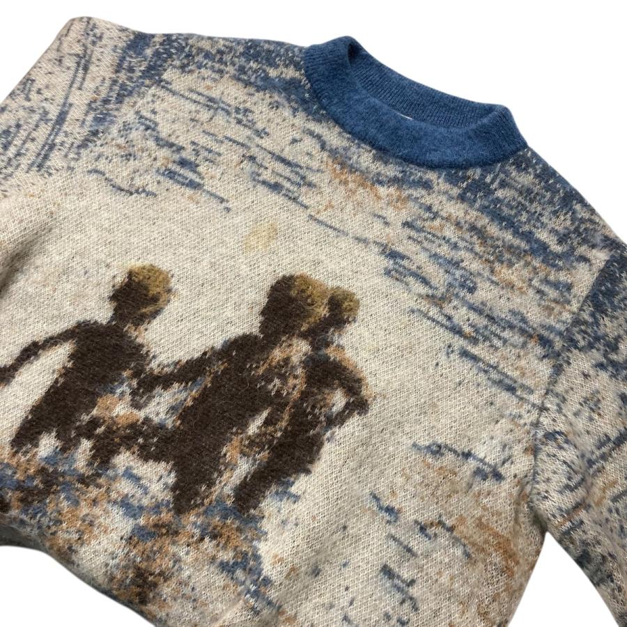 Kid Mohair Jacquard Sweater | YOKE Official Website 22AW Kroyer