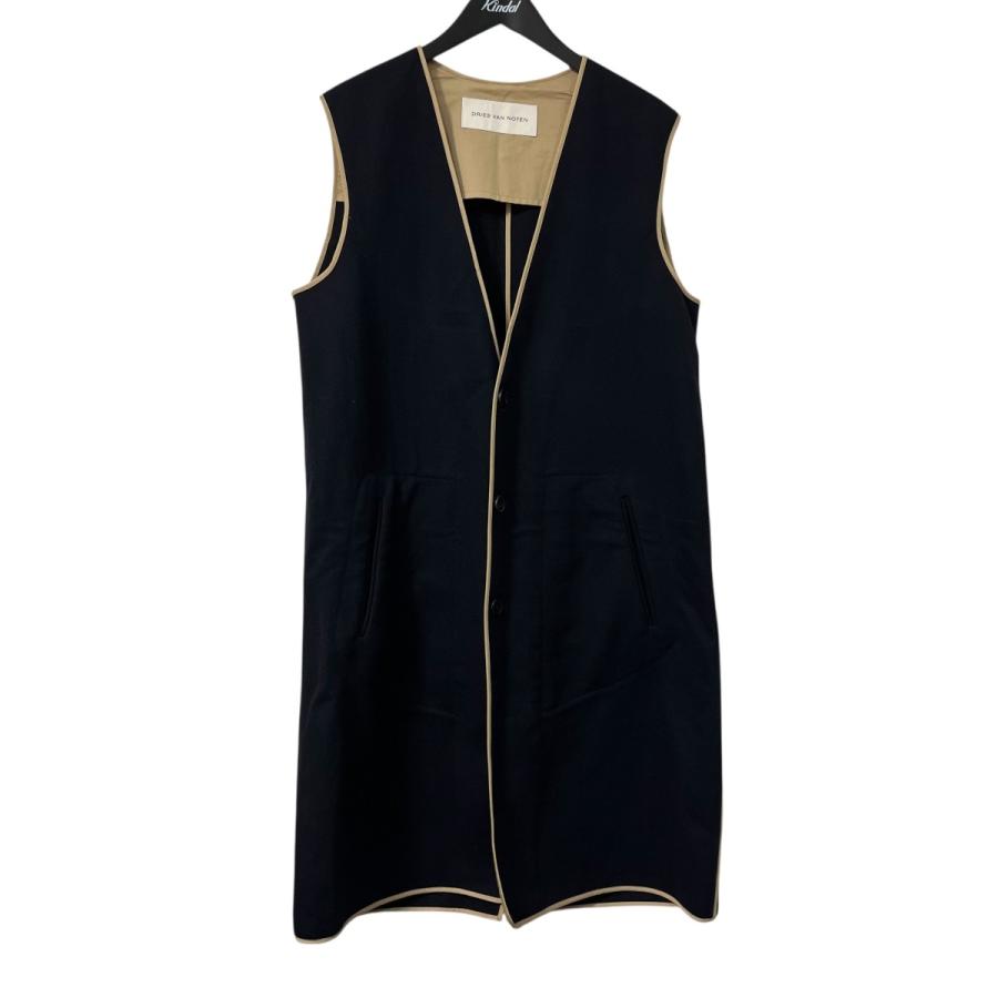 【美品】dries van noten ロング ベスト ノースリーブ S 正規品 DRIES VAN NOTEN（ドリス ヴァン ノッテン） 【値下げ】DRIES VAN