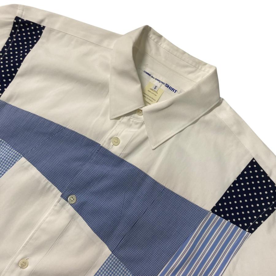 COMME des GARCONS SHIRT コムデギャルソンシャツ パッチワーク シャツ