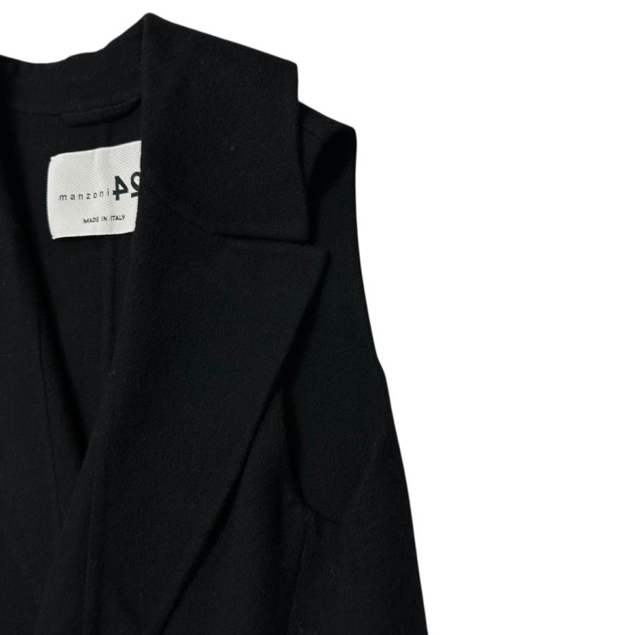 マンゾーニ×ロロ・ピアーナ manzoni24×LORO PIANA ベルト付きウール