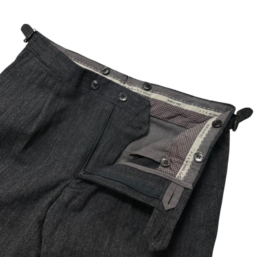 GERMANO（ジェルマーノ） GERMANO SA2P BLACK DENIM サイドバックル付