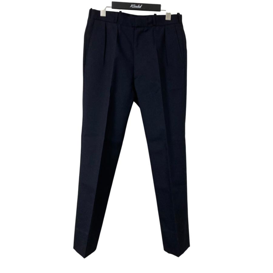 値下げ】HEUGN Freddie ウール素材スラックス TROUSER014 ネイビー