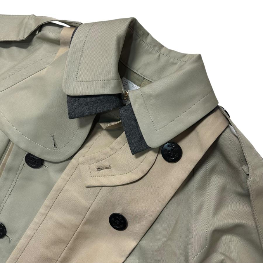 sacai（サカイ） sacai 25AW Cotton Gabardine Coat トレンチコート 25