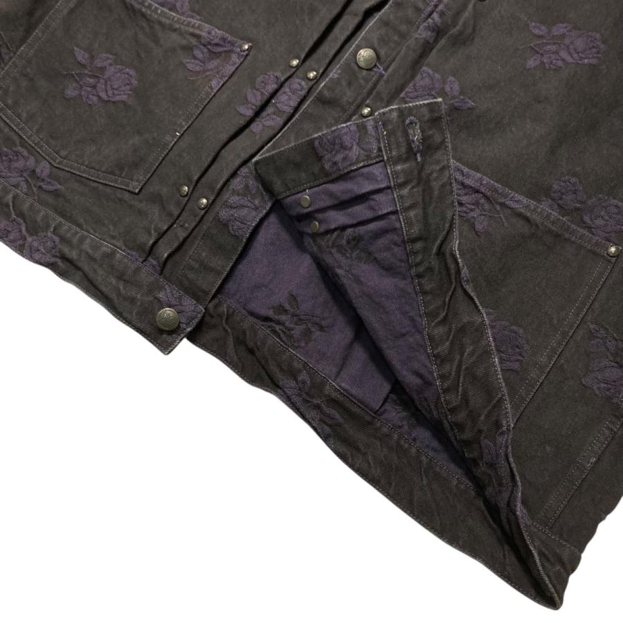 「最終値下げ」Needles 花柄デニムジャケット M ネイビー Needles（ニードルス） ニードルズ Needles M．W． JEAN JACKET-13OZ