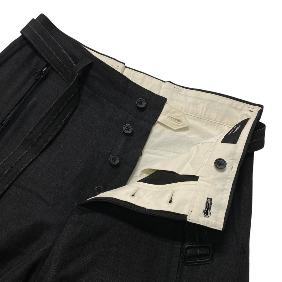 値下げ】ENSOU Parachute Trousers スラックス ブラック サイズ：S