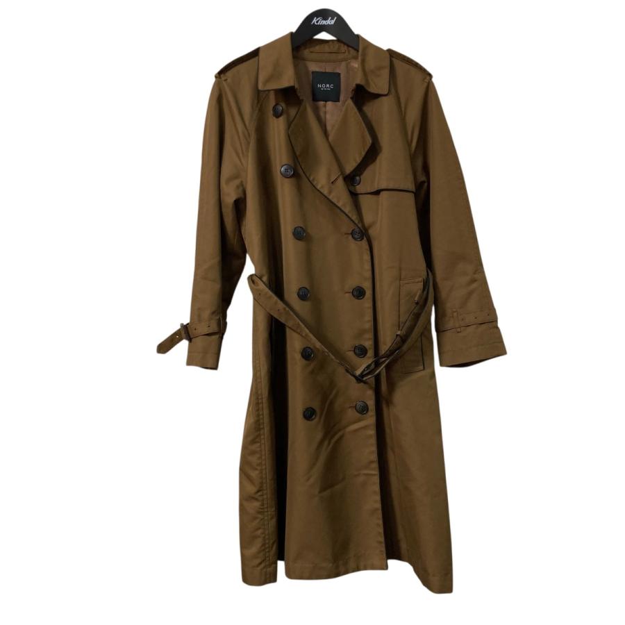 N.O.R.C ノーク トレンチコート 910033 9119 ブラウン サイズ：0