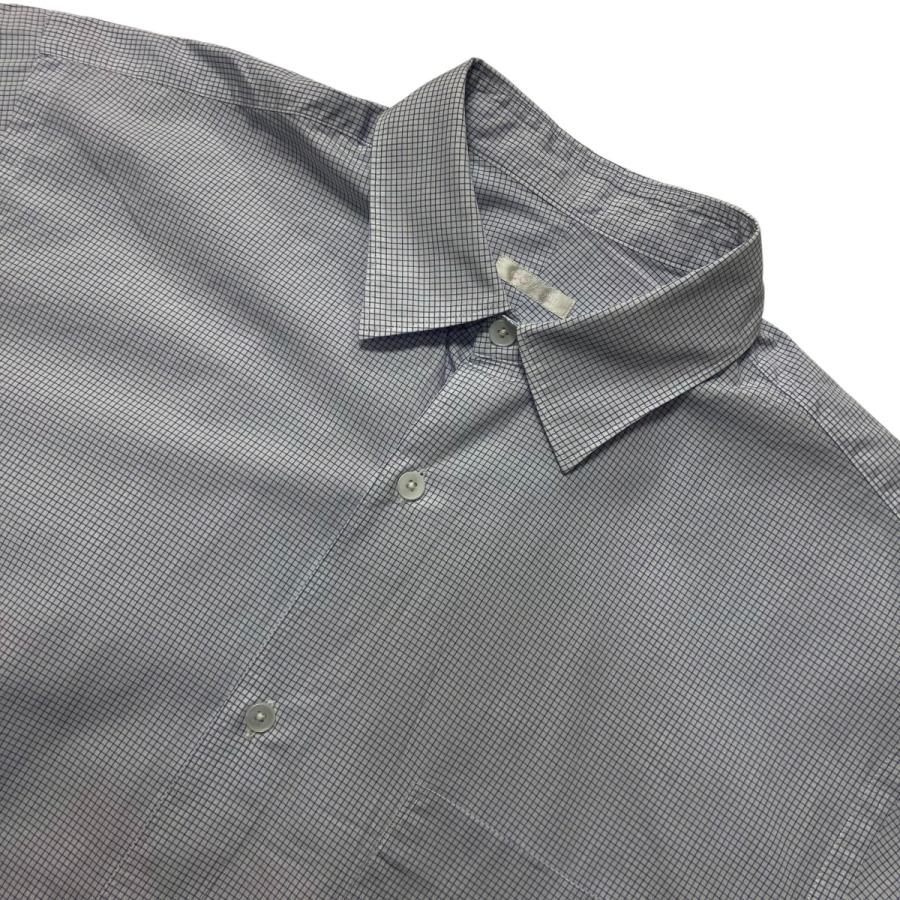 COMOLI（コモリ） COMOLI 21SS ポプリンシャツ チェックシャツ T01