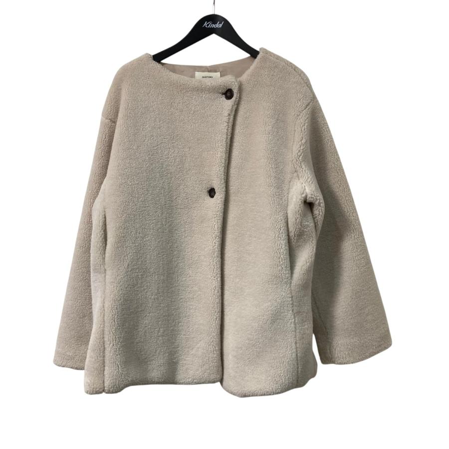 オオトロ OHOTORO Aries Fur Coat ボアジャケット アイボリー サイズ