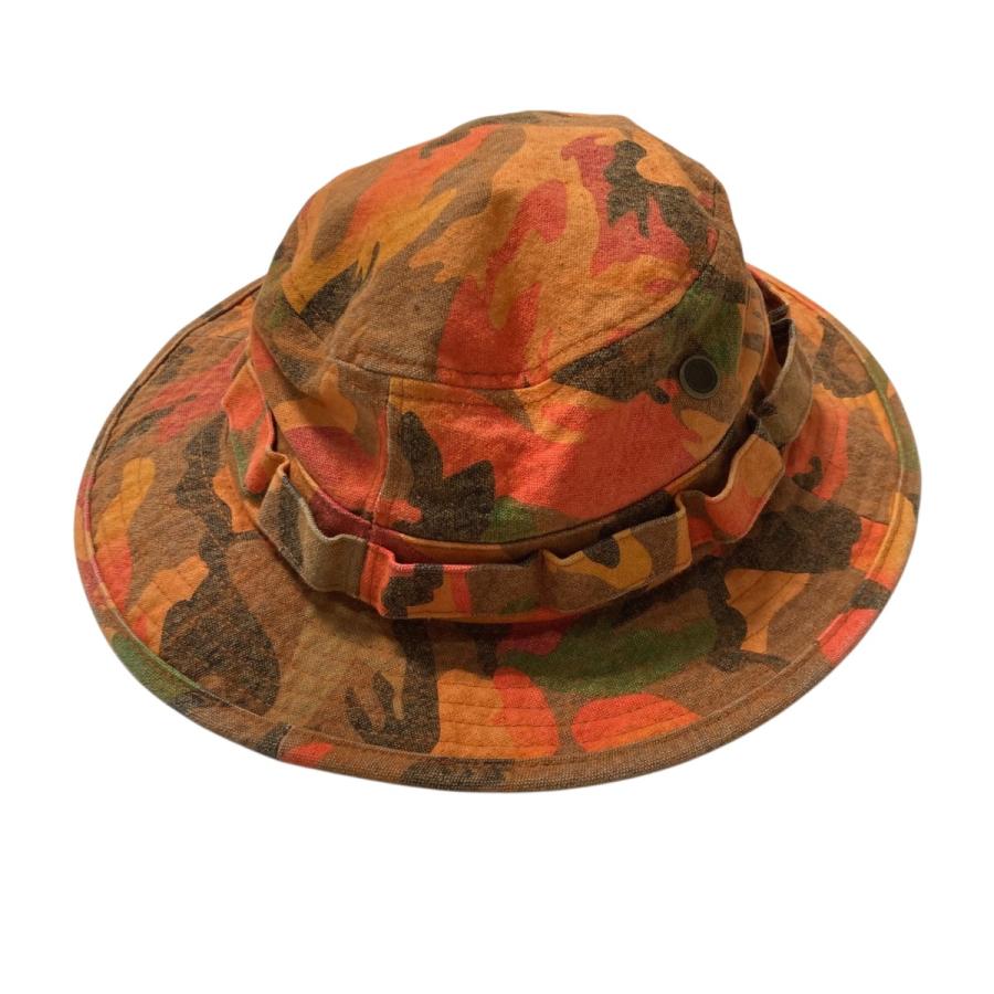 Supreme（シュプリーム） 迷彩柄バケットハット オレンジ サイズ
