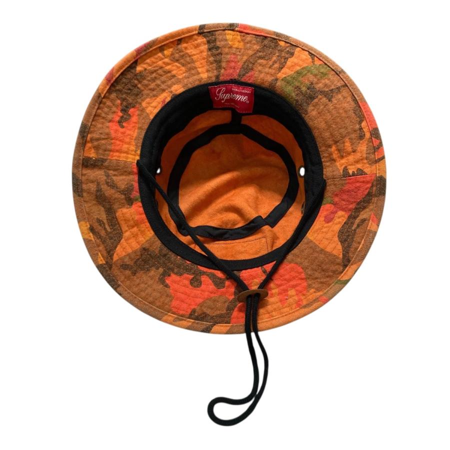 Supreme（シュプリーム） 迷彩柄バケットハット オレンジ サイズ