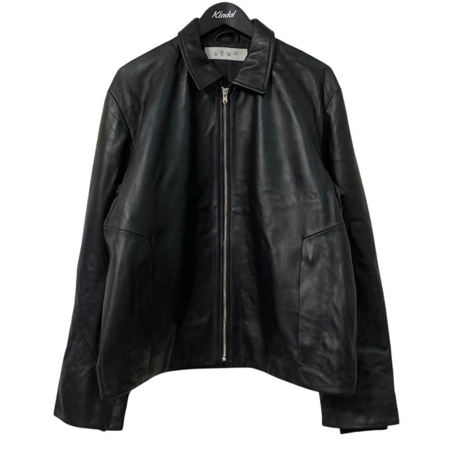 SCHAFFEN メンズ ラムレザー ジャケット　サイズ2(M相当) ブラック BAL（バル） 【値下げ】BAL 25AW TECH LEATHER ZIP JACKET BLACK
