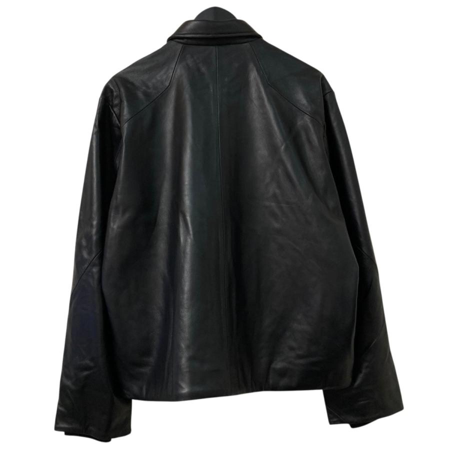 BAL（バル） 【値下げ】BAL 25AW TECH LEATHER ZIP JACKET BLACK