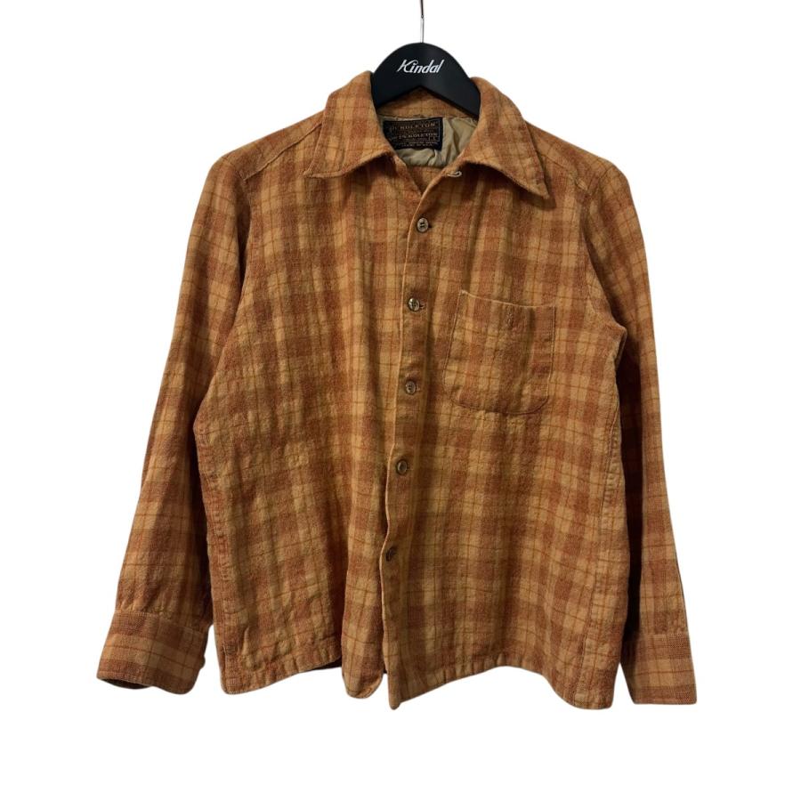 PENDLETON（ペンドルトン） PENDLETON 70s ネルシャツ オレンジ サイズ