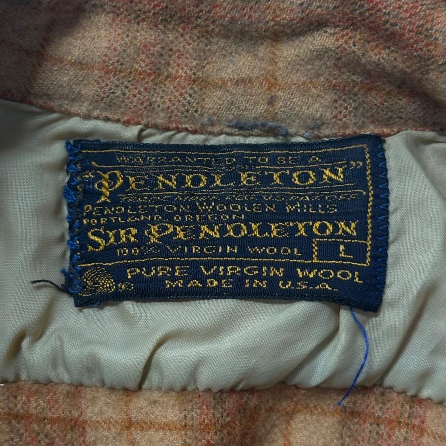 PENDLETON（ペンドルトン） PENDLETON 70s ネルシャツ オレンジ サイズ