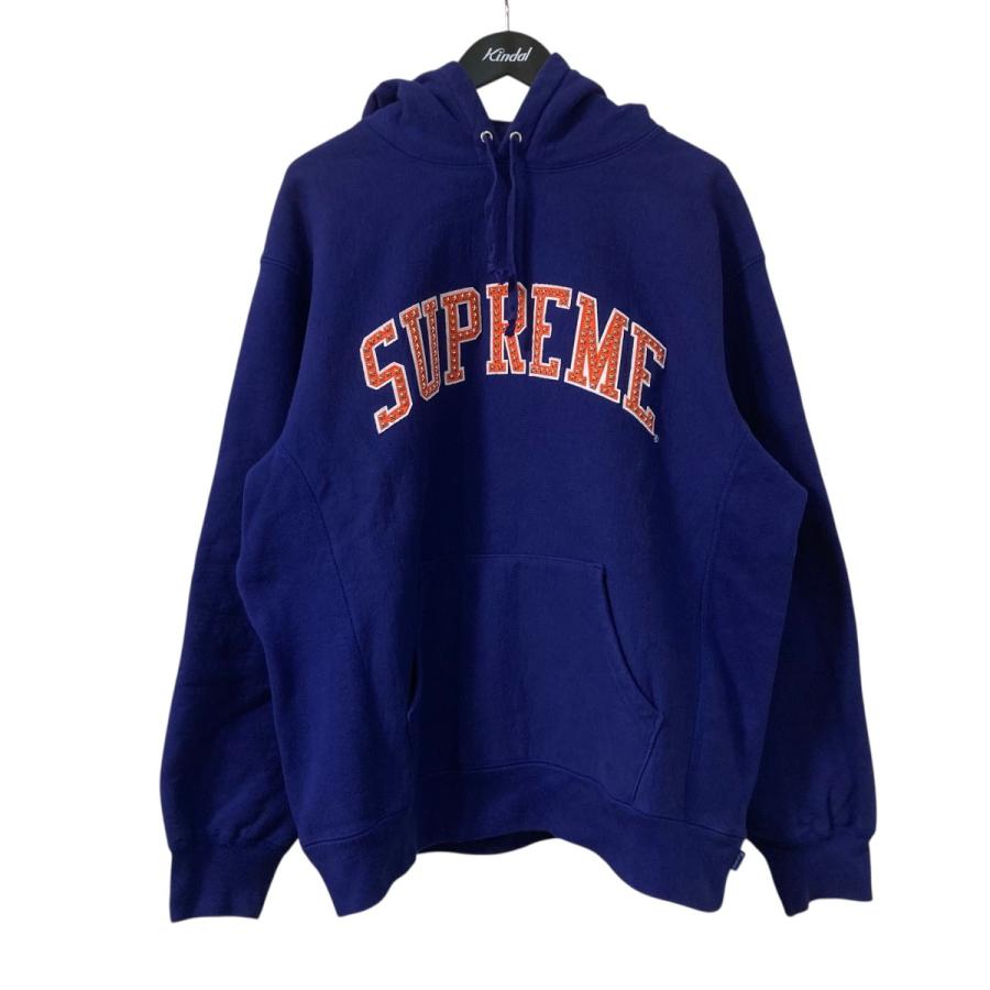Supreme（シュプリーム） コットンロゴパーカー パープル サイズ：M