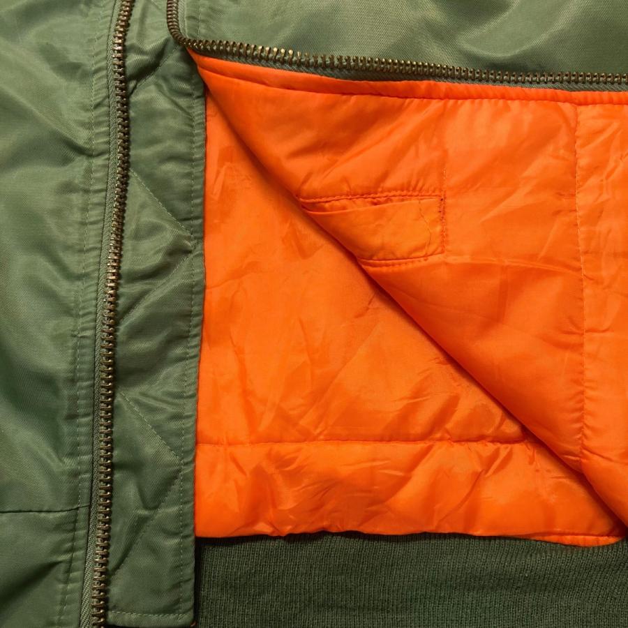 ALPHA（TUMI） アルファ ALPHA 70S MA-1ジャケット オリーブ×オレンジ