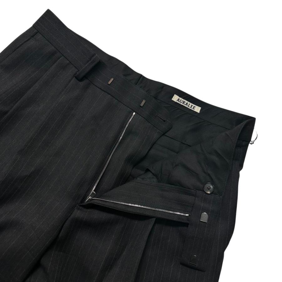 AURALEE（オーラリー） AURALEE 25AWBLUEFACED WOOL TWO-TUCK SLACKS
