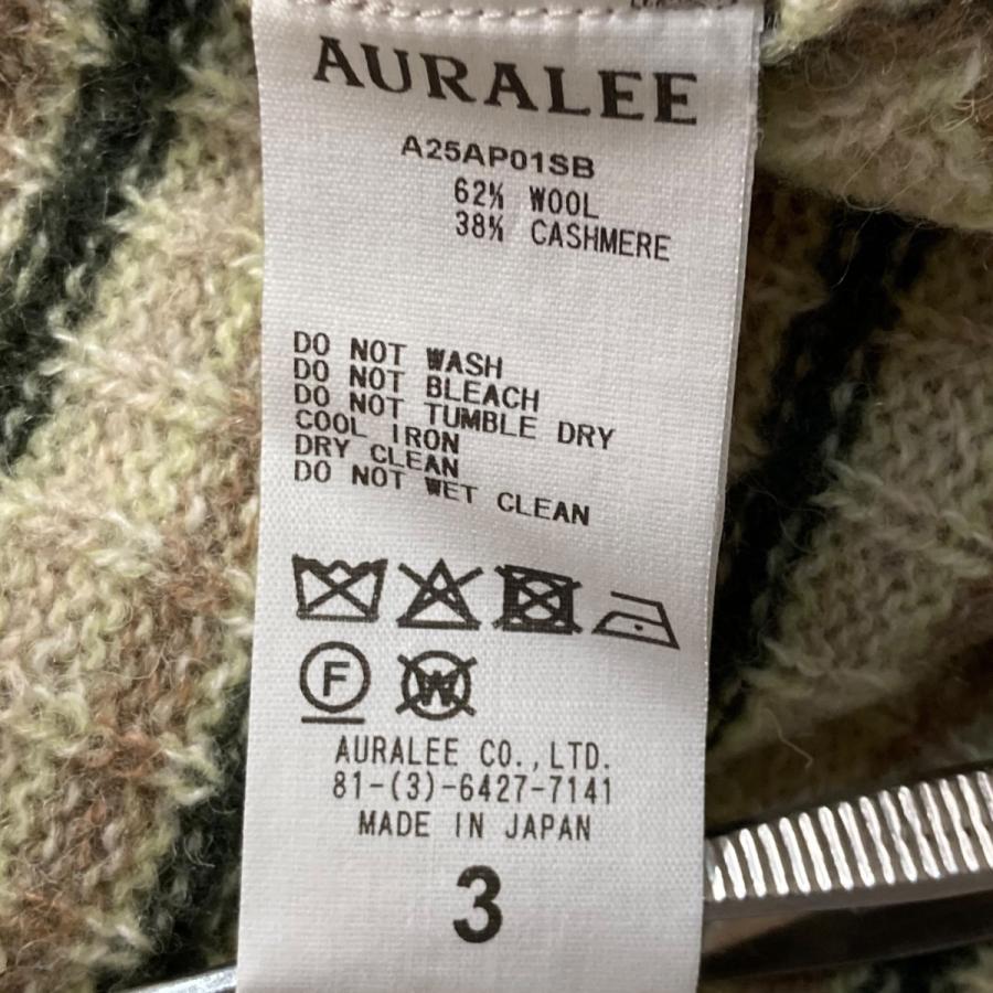 AURALEE（オーラリー） AURALEE 25AW SHETLAND WOOL CASHMERE RIB KNIT