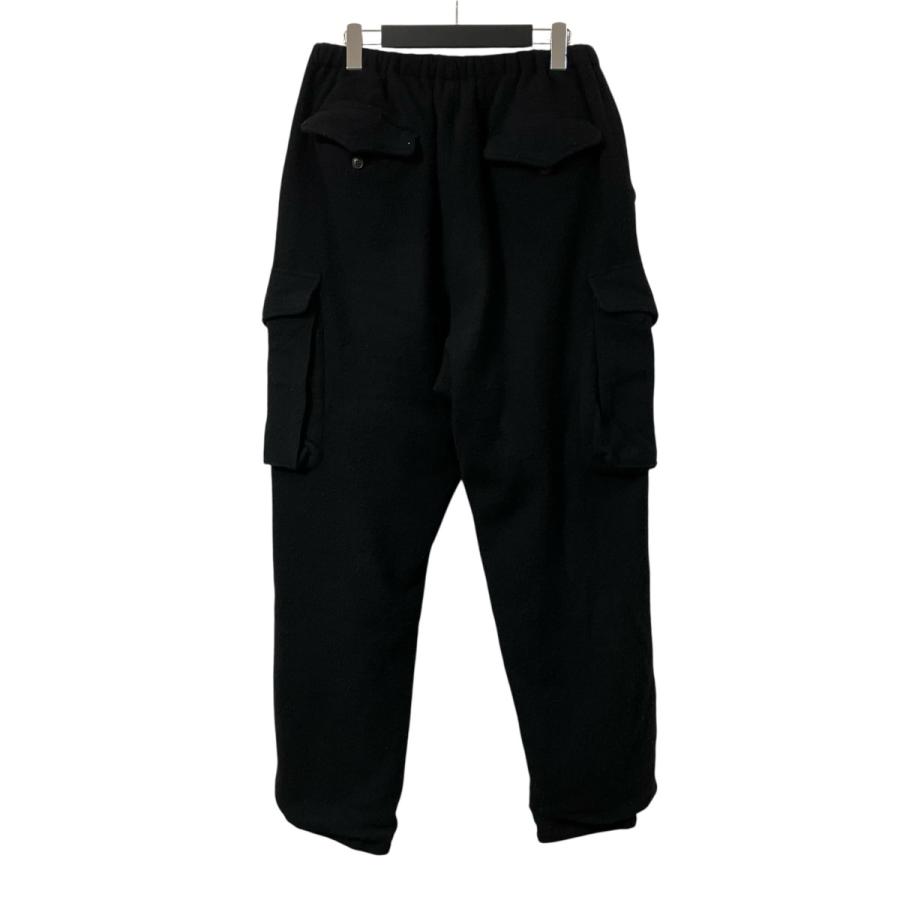 comoli 6pパンツ　カーゴパンツ　M47 コモリ　サイズ2 ブラック COMOLI（コモリ） COMOLI 23AW 縮絨ウール 6Pパンツ カーゴパンツ Y03