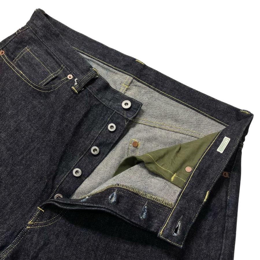 アプレッセ A．PRESSE Washed Denim Wide Pants デニムパンツ AP 4001 