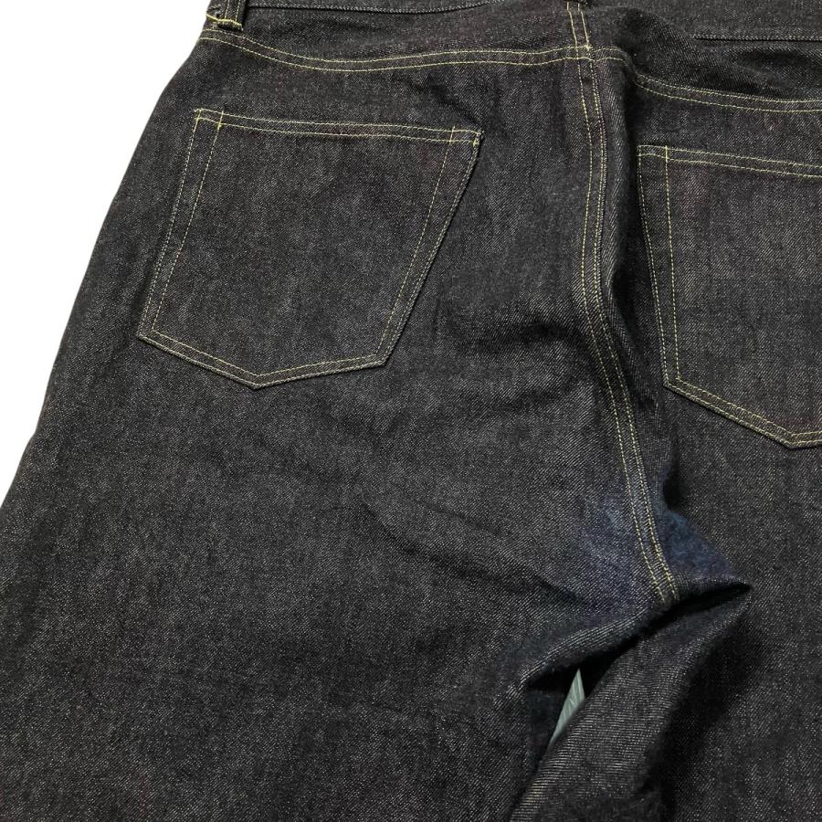 アプレッセ A．PRESSE Washed Denim Wide Pants デニムパンツ AP 4001 