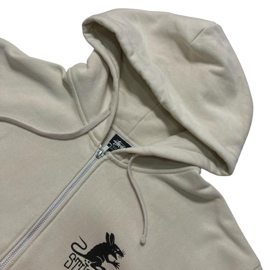 STUSSY（ステューシー） ジップパーカー ベージュ サイズ：L