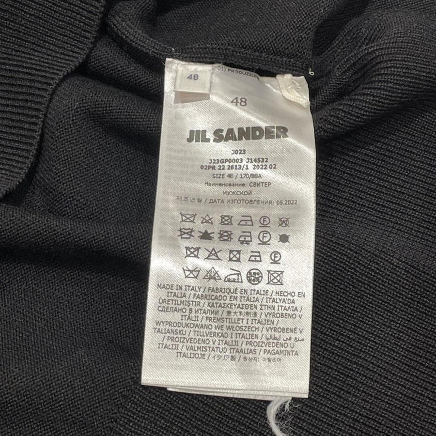 ジルサンダー JIL SANDER SWEATER CN LS OVER FIT ニット J23GP0003 ブラック サイズ：48_5