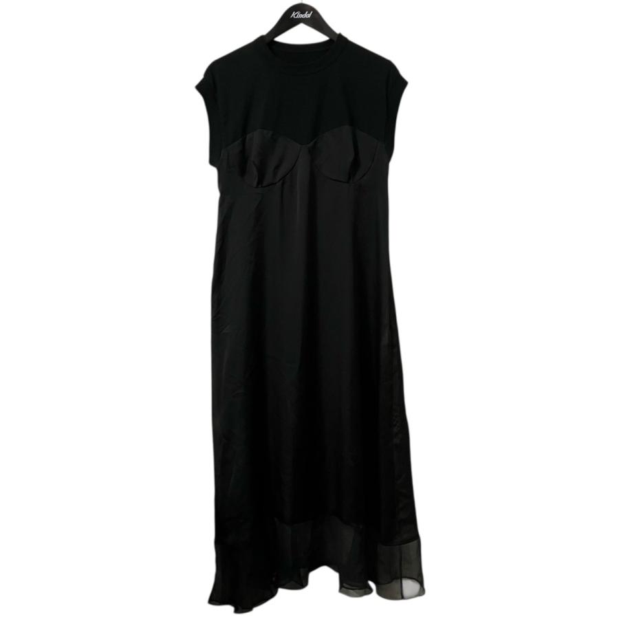 sacai（サカイ） ノースリーブワンピース 23-06562 ブラック サイズ：2