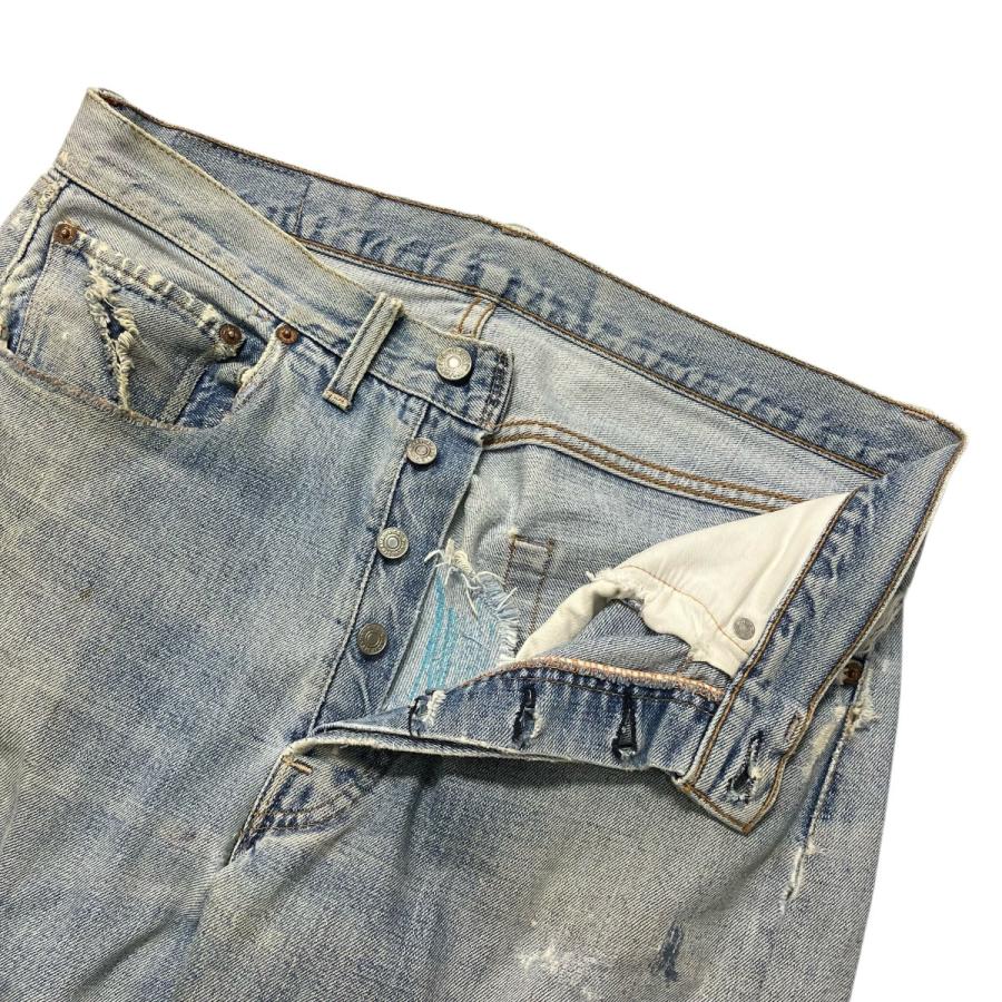 Levi's（リーバイス） LEVI'S 66前期ビッグE ダメージデニムパンツ 501