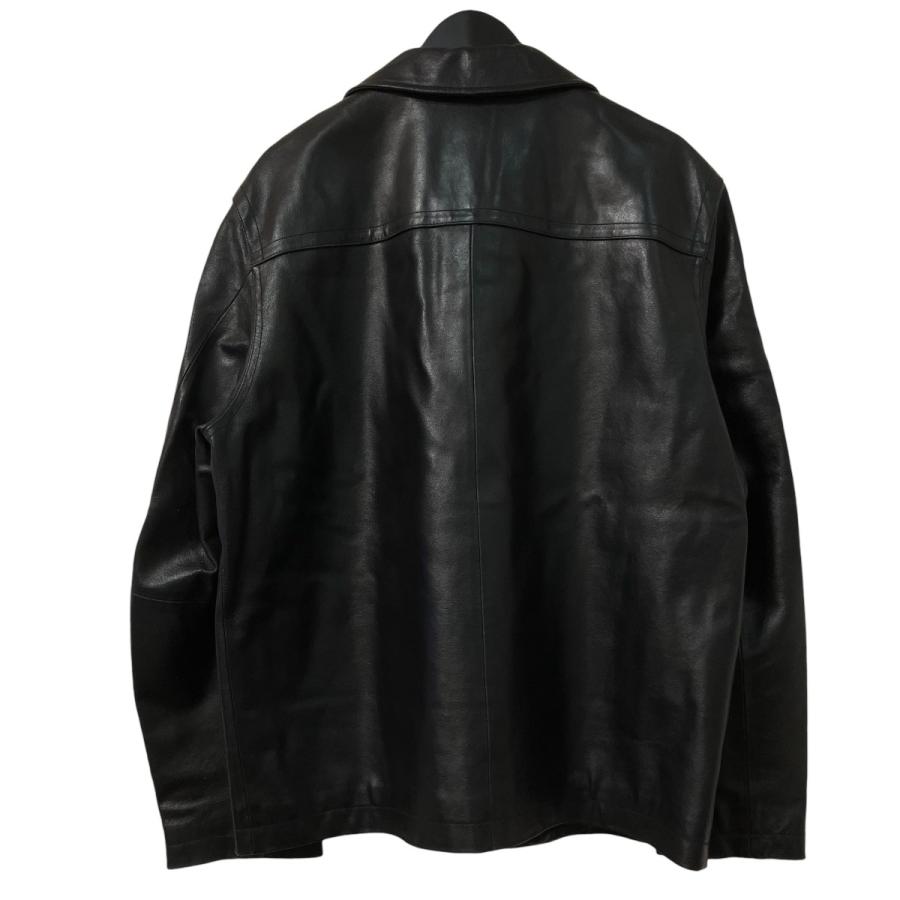 Gap 黒 レザー シングルライダースジャケット GAP（ギャップ） レザージャケット ブラック サイズ：M : カインドオル