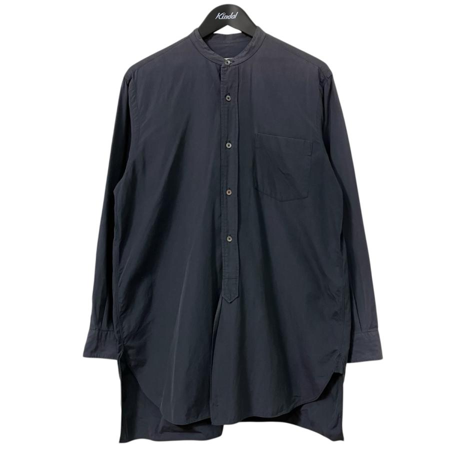 comori コモリ スタンダードカラーシャツ 長袖シャツ メンズ COMOLI（コモリ） スタンドカラーシャツ 101-02003 ネイビー サイズ：1