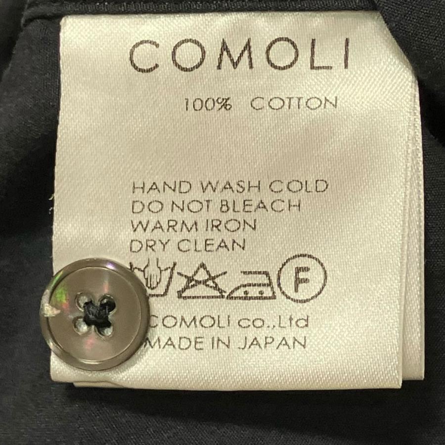 COMOLI（コモリ） スタンドカラーシャツ 101-02003 ネイビー サイズ：1