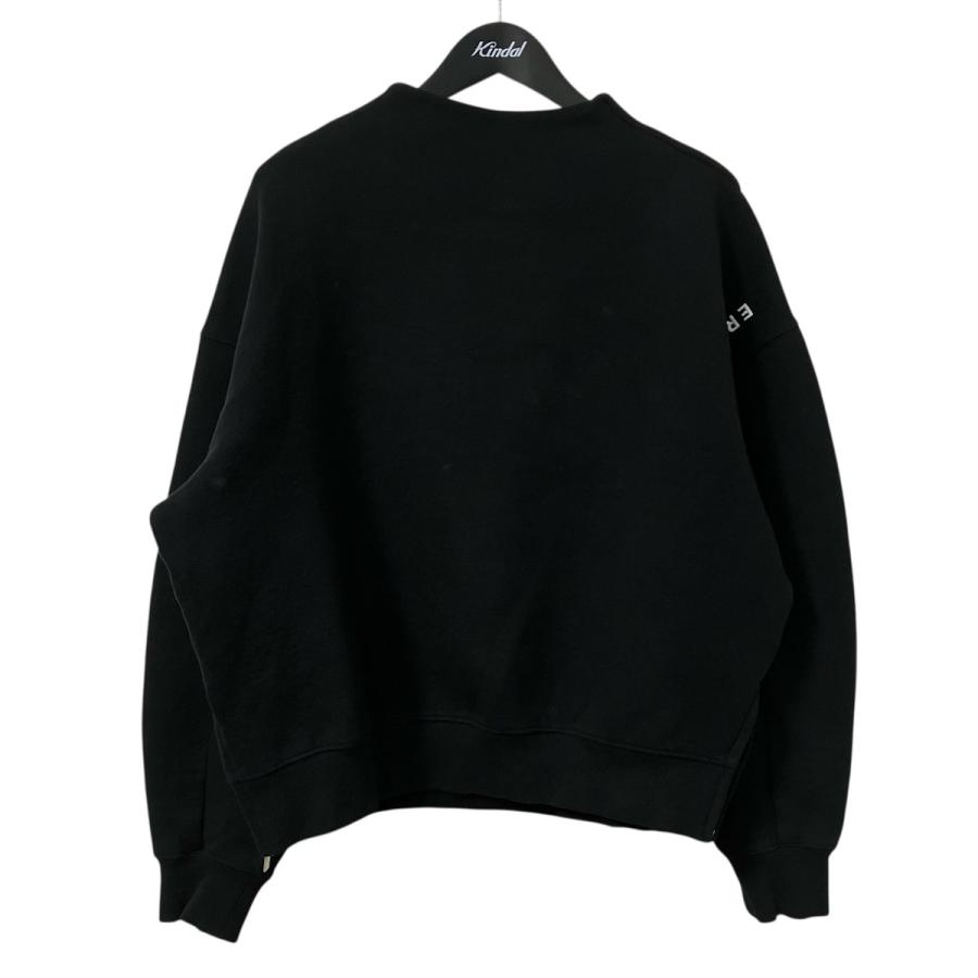 ADER ERROR サイズ M-L 美品　BLACK スウェット/トレーナー ADER error（アーダーエラー） ジップスウェット ブラック サイズ：3