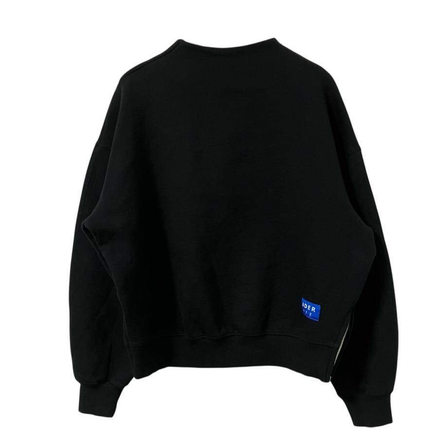 ADER ERROR サイズ M-L 美品　BLACK スウェット/トレーナー ADER error（アーダーエラー） ジップスウェット ブラック サイズ：3