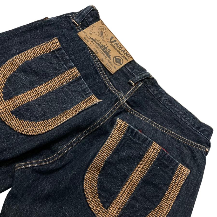 YAMANE（ヤマネ） YAMANE EVISU デニムパンツ インディゴ サイズ：34 