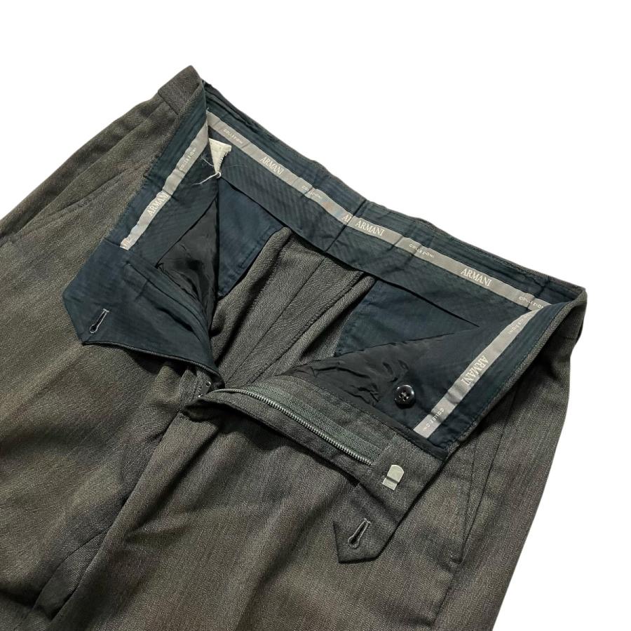 ARMANI COLLEZIONI 【値下げ】ARMANI 90s スラックス ブラウン サイズ