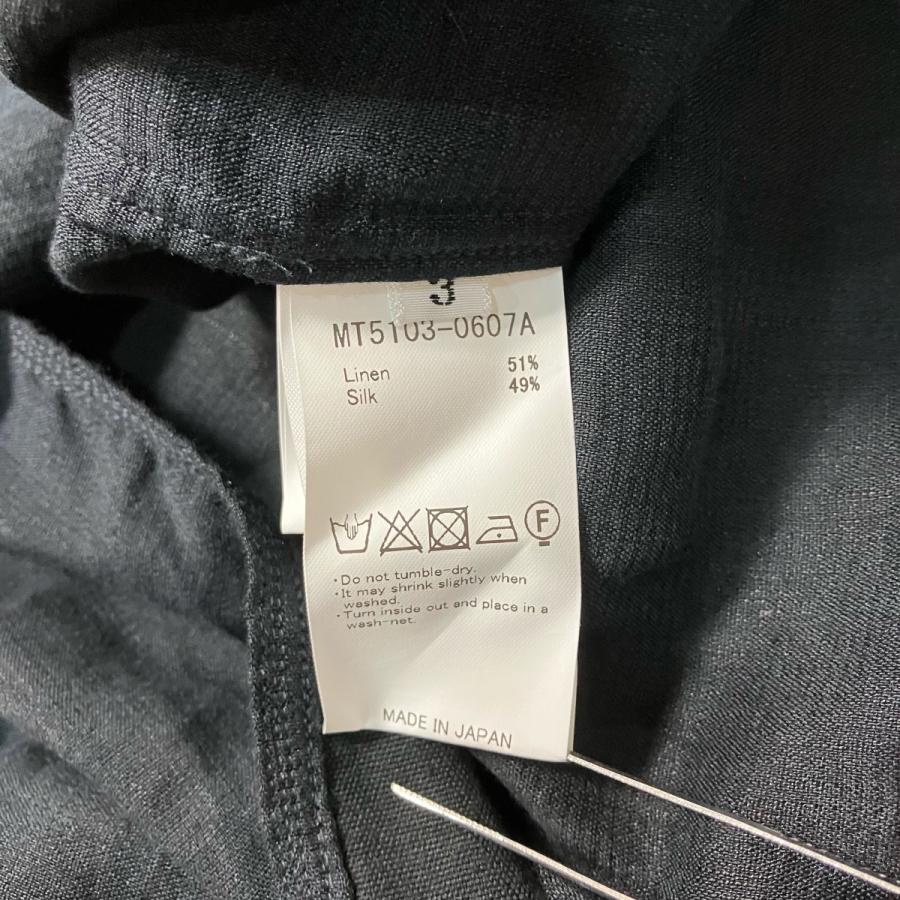 マーティーアンドサンズ MAATEE＆SONS 25SS NOT A PLAIN SHIRTS MT5103 0607A ネイビー サイズ：3の画像