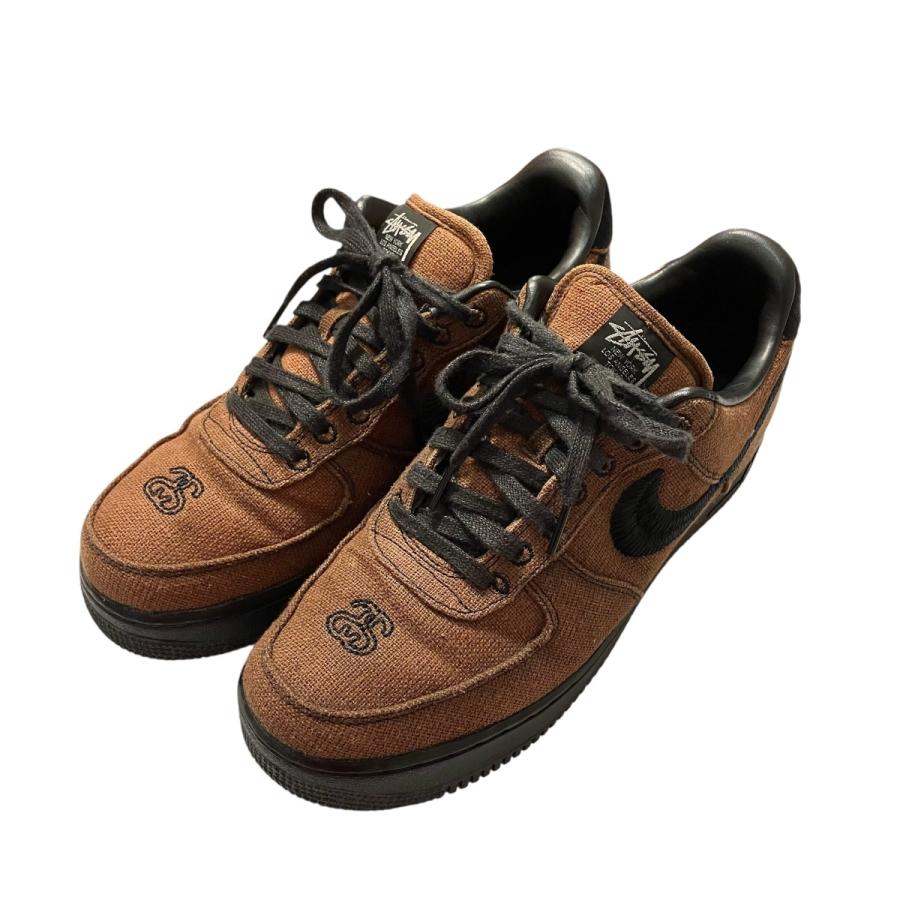 新品Nike×stussyスウェード ブラウン スニーカー NIKE（ナイキ） ナイキ×ステューシー NIKE×stussy AIR FORCE 1 LOW
