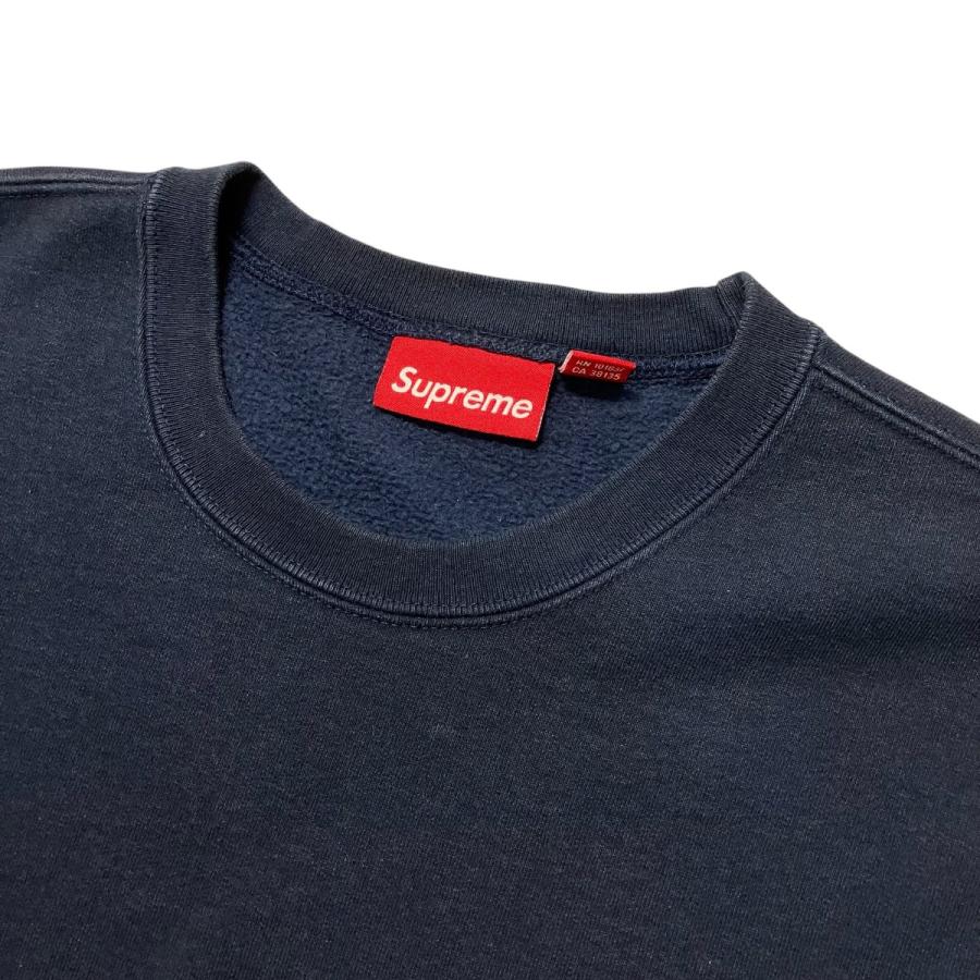 Supreme クルーネック スウェット ネイビー Supreme（シュプリーム） コットンクルーネックスウェット ネイビー