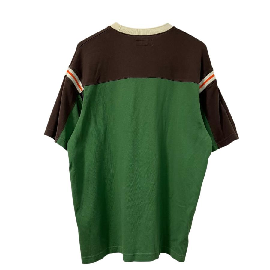 Supreme（シュプリーム） バイカラーTシャツ グリーン×ブラウン 